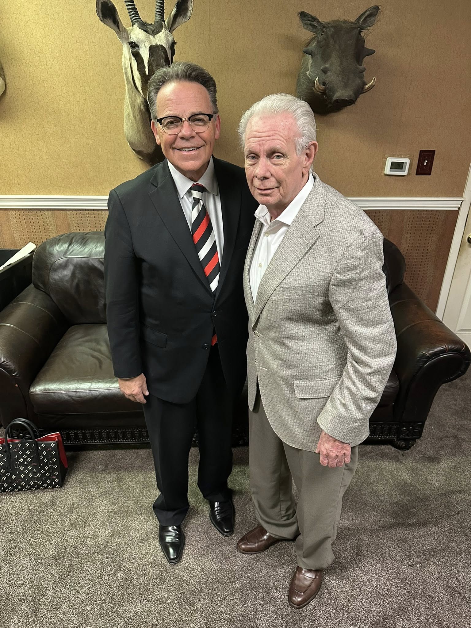 Dr. Ken Gurley with Bishop Lester A. Roch